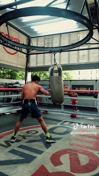 Have you ever seen a moving heavybag? #CampKumbati #boxingdrills #heavybag
