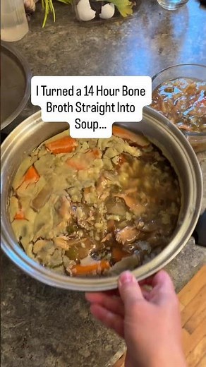 Homemade Nourishing Bone Broth Soup
