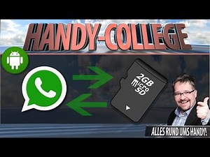 WhatsApp BACKUP auf SD-Card ☛ CHATS ÜBERTRAGEN, SICHERN & WIEDERHERSTELLEN Android | Tutorial