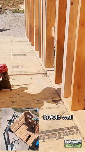 299K views · 1.3K reactions | Leverage makes it easy #carpentry #physics #fyp #satisfying #MicroRaveWithRoni #leverage #framer | Awesome framers | Facebook