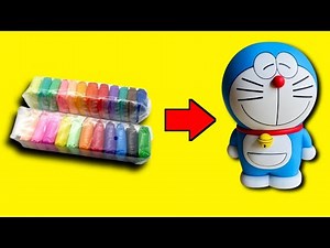 How to Make a Cute Clay Doraemon | DIY Clay Art Tutoria | DOREMON Comes to Life in Clay!
