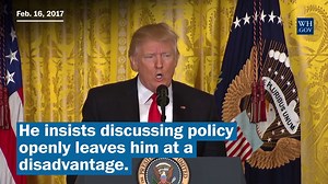 144K views · 1.5K reactions | President Trump was repeatedly evasive when asked specific foreign policy questions during a news conference with King Abdullah II of Jordan on April 5, saying he doesn't like to reveal his plans ahead of time. | Washington Post | Facebook