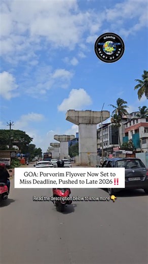 Goaoid on Instagram: "Work on the long-delayed six-lane elevated corridor on National Highway 66 has slowed to a crawl, as officials acknowledge that the state government’s failure to approve essential traffic diversions has brought a major infrastructure project to an unexpected standstill. Senior engineers in the Public Works Department say the absence of sanctioned diversions has prevented them from shifting traffic away from critical work zones, where segments of the superstructure are meant