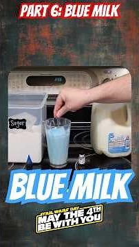 How to make easy blue milk for Star Wars day #maythe4thbewithyou #starwarsday