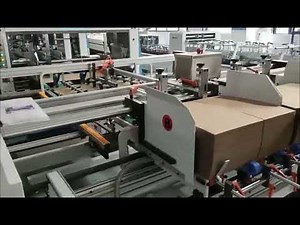 corrugated box automatic folder gluer machine from china manufacturer