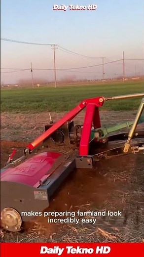 This mini crawler tractor is a beast 🌱 in the field! #CrawlerTractor