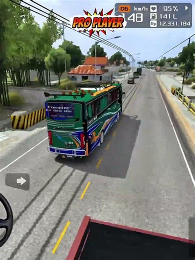 Crazy Driver in Bus Simulator Indonesia | Insane Speed & Near Crash Moments #bussimulatorindonesia