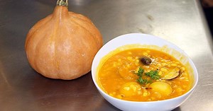 CHEROKEE EATS: Roasted corn and squash chowder