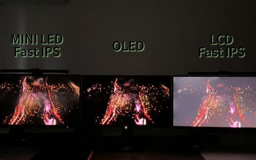 HDR显示器选购参考OLED对比MINI LED对比LCD IPS