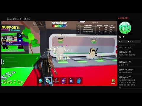 Fortnite Steal The Brainrot (Live) Selling rebirth items