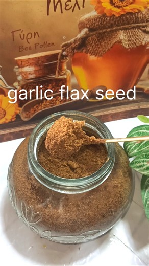 🔥 Garlic Flax Seed Powder Recipe | Healthy Roasted Alsi Powder | Weight Loss powder#weightlossjourny