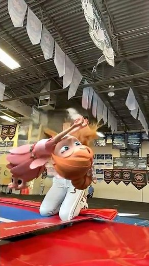 FAiRY ADLEY learns to BACKFLiP!! Adley’s Tumbling practice turns into a Cartoon!