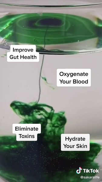 Chlorophyll Water Drops for Detoxification