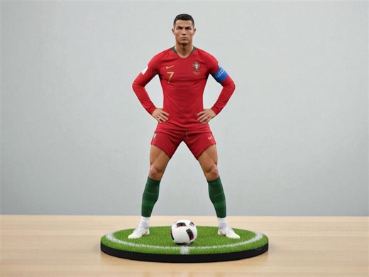 Cristiano Ronaldo 3D Model : Ronaldo STL File , Football 3D Model , Football Players Stl File , Ronaldo 3D Print File , Ronaldo Statue - Etsy