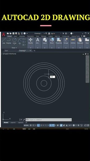 🔥 AutoCAD 2D Drawing Tutorial | Daily CAD Practice