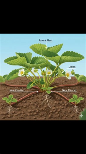 Stolons (Runners): How Strawberry Plants Spread 🍓🌱