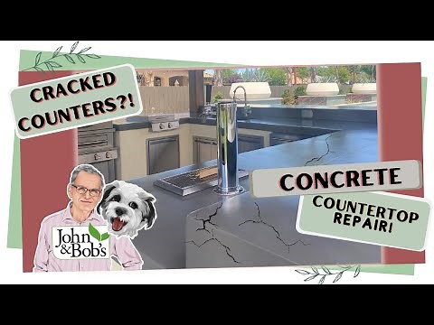 How To Fix A Crack In Your Concrete Countertop | Countertop Crack Repair