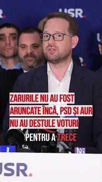 The dice have not been cast yet, PSD and AUR do not have enough votes