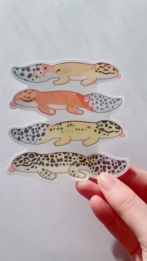 Adorable Splooting Leopard Geckos Compilation