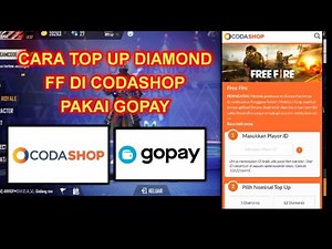 CARA TOP UP DIAMOND FREE FIRE DI CODASHOP PAKAI GOPAY TERBARU 2021