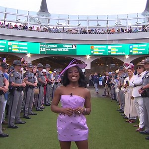 964K views · 10K reactions | A beautiful Riders Up from Simone Biles. #KyDerby | NBC Sports | Facebook
