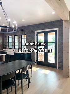 40K views · 178 reactions | Have you thought about adding brick to your home? Check out these brick before and afters, and see if I can convince you to go for it!! #brickwall #brickwork #brickandmortar #diyhomeprojects | How We Do | Facebook