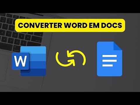 Como CONVERTER WORD para GOOGLE DOCS