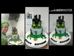 How to make Ninja Turtle Birthday cake