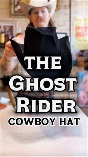 The ghost Rider cowboy hat! The perfect hat to put in the saddle bag of your motorcycle. It’s bad ass and it’s compact! Stay Wild | Wild Hats