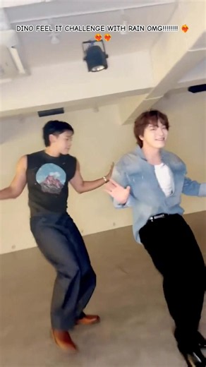 how good and smooth dino's moves are oh my god DINO❤️‍🔥 dance challenge with rain #seventeen #shorts