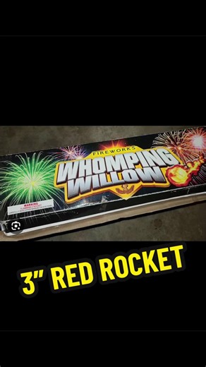 Whomping Willow 3” Rocket with that huge break #fireworks #rocket #pyro