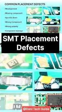 SMT Placement Defects ❌❌. #fuji #pcbassembly #pickandplace #smt #shorts #pcb