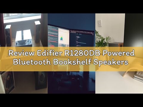 Review Edifier R1280DB Powered Bluetooth Bookshelf Speakers - Optical Input - Wireless Studio Monito