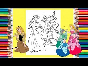 Disney Princess Aurora- Sleeping Beauty Coloring Pages