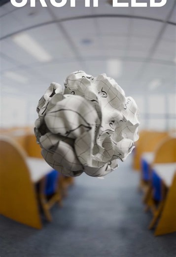 Crumpled Paper Tutorial in Blender for 3D Design