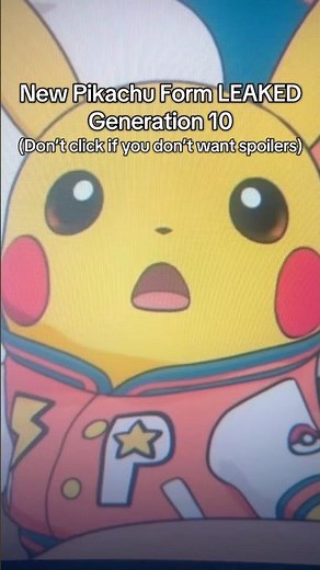 New Pikachu Form LEAKED For Generation 10 Pokemon Wind and Waves #pokemon