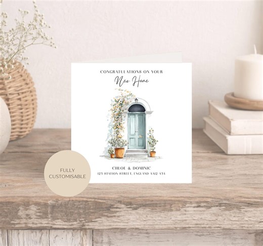 Personalised New Home Card | Congratulations on Your New Home | New Homeowners Card - Etsy