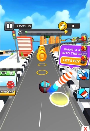 City Ball Run Gameplay – Perfect Control on Urban Tracks! 🔵🔥 #shorts #vdrsgaming