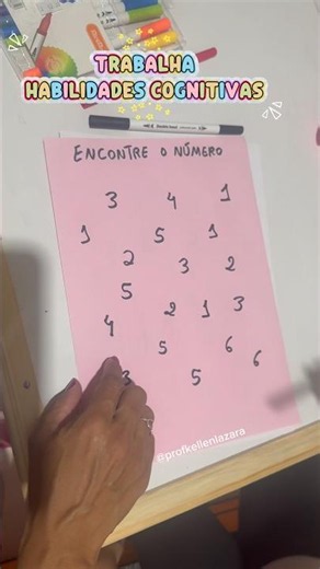 🎲 ENCONTRE O NÚMERO | Jogo pedagógico que desenvolve atenção e percepção visual! 🧠✨