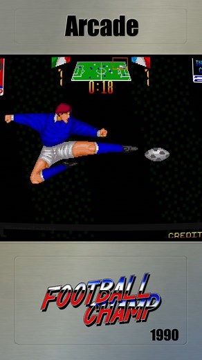 Football Champ / Hat Trick Hero · Arcade · Taito, 1990 · Super Shoot! #retrogaming #nostalgia | NoSoloBits