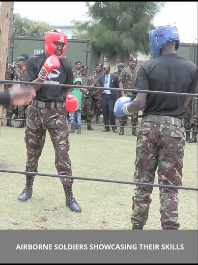 KDF Soldiers Showcase Skills: Army Special Operations