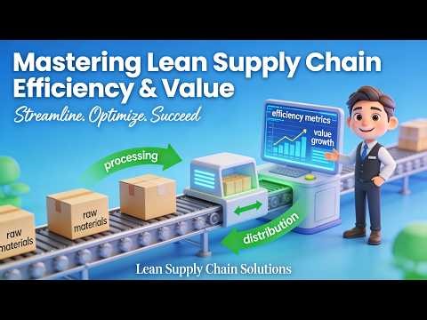 Mastering Lean Supply Chain - Efficiency & Value (9 Minutes)