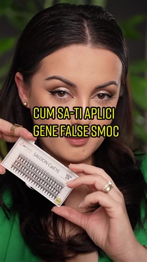 Cum să aplici gene false smoc singură
