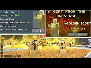 Tower Battles GOLDEN SCOUT! (op)