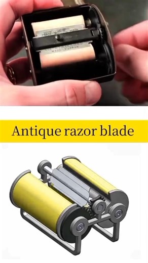 Antique Razor blade Mechanism #machine #solidworks #innovation