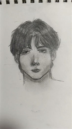 hmmm🙂‍↔️#drawing #anime #art #sketch #shading #potrait #naruto #dailysketch #quicksketch #howtodraw