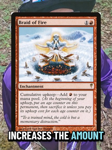 Braid of Fire #bathrobewizard #mtg #magicthegathering #edh #commander | Magic: The Gathering Commander