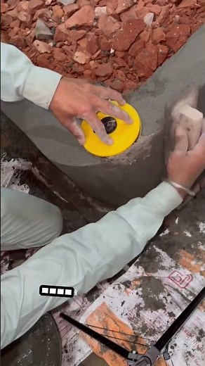 Using a Measuring Tape for Perfect Round Corners 🧱✨ #satisfying #manybricks