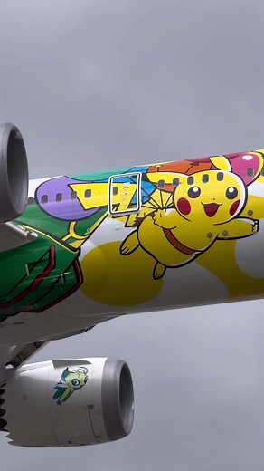 ANA's Pikachu Jet | Catch the Cutest Pokémon Plane in the Sky!