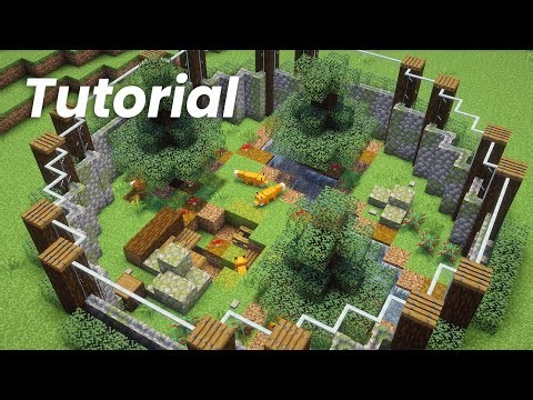 Minecraft Fox Enclosure Tutorial
